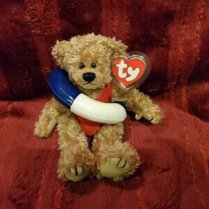 TY Attic Treasures Allura 8" Plush Bear Beanie Bear